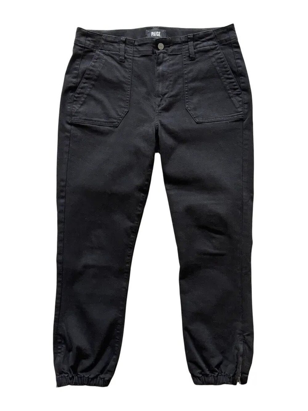 NEW PAIGE Mayslie Jogger Pants in Black SZ 30